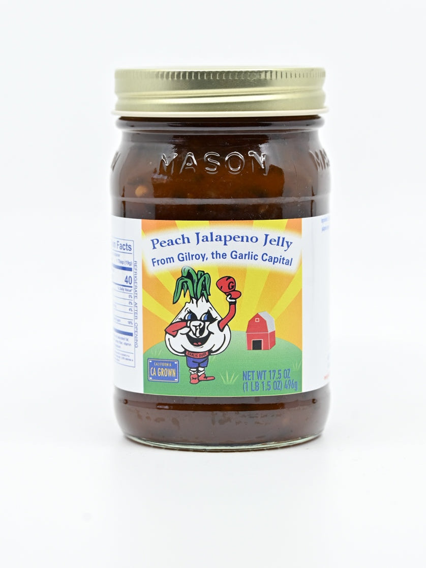 Jelly Peach Jalapeno Jelly Garlic Dude 17.5