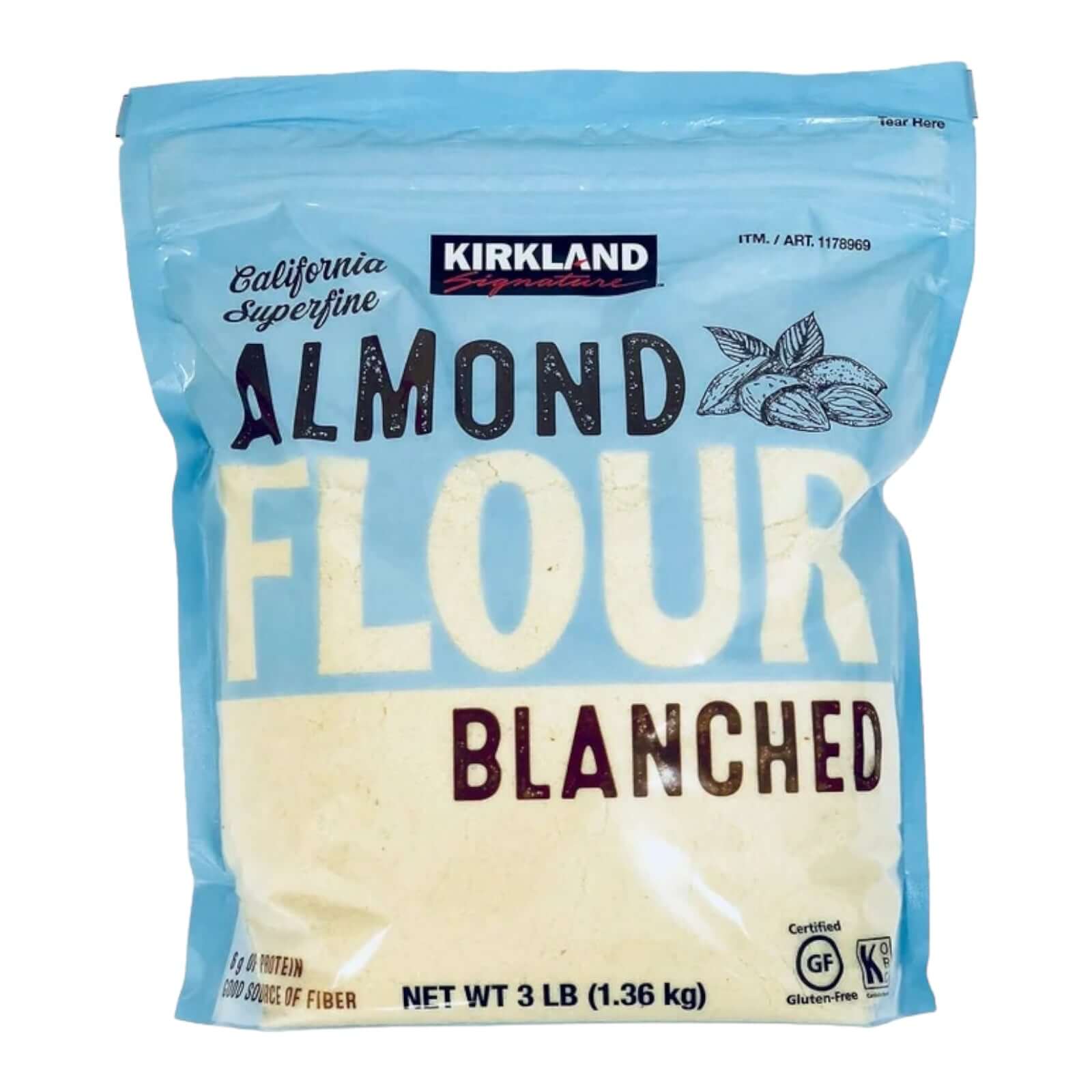 KIRKLAND Almond Flour 3LB - Premium Baking Staple