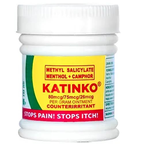 Katinko Ointment - Methyl Salicylate Menthol + Camphor - Helps Relieve Pain and Itch - 30 G (BIG)