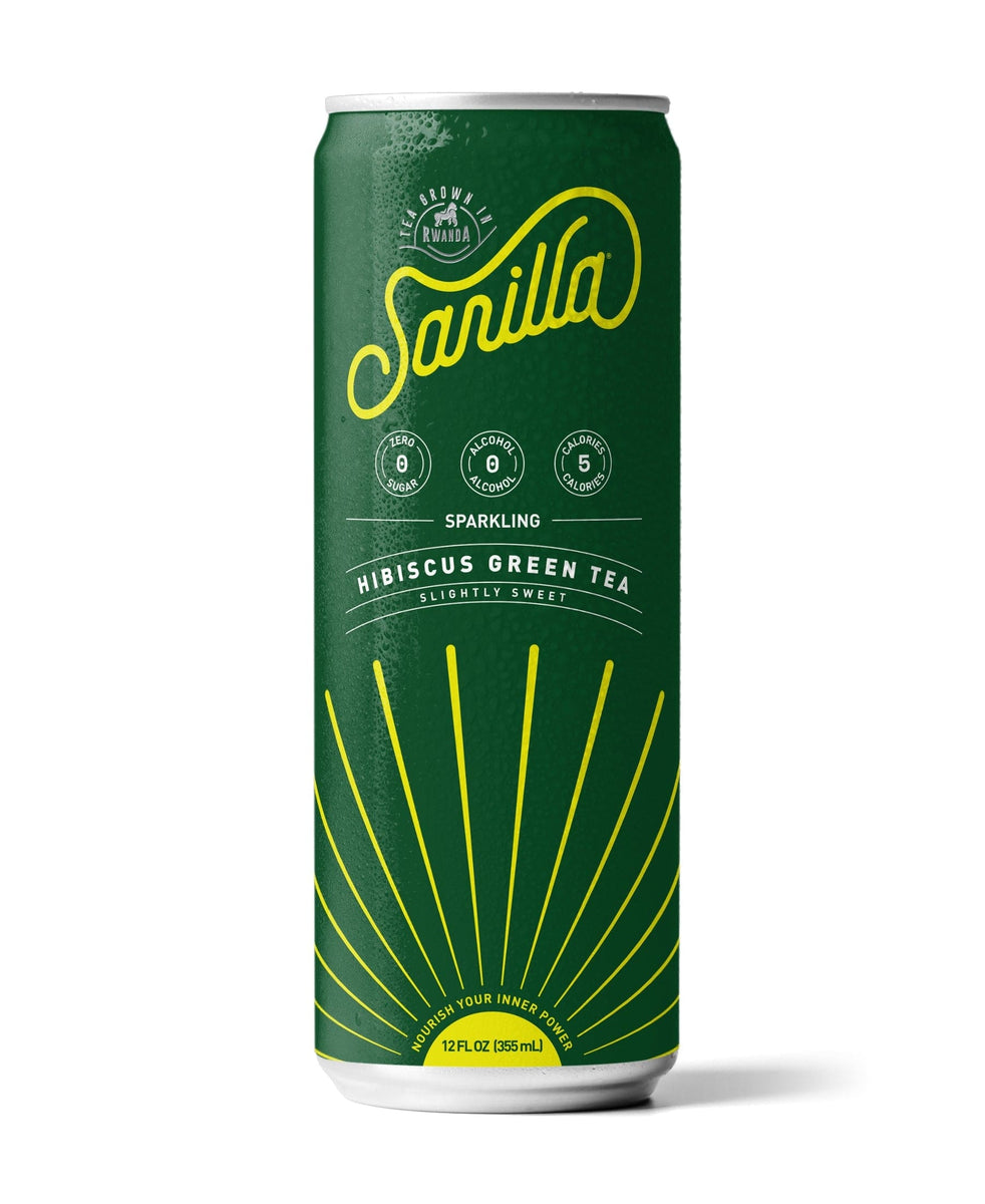 Sarilla Organic Antioxidant Green Tea Spritzer - 12 Cans