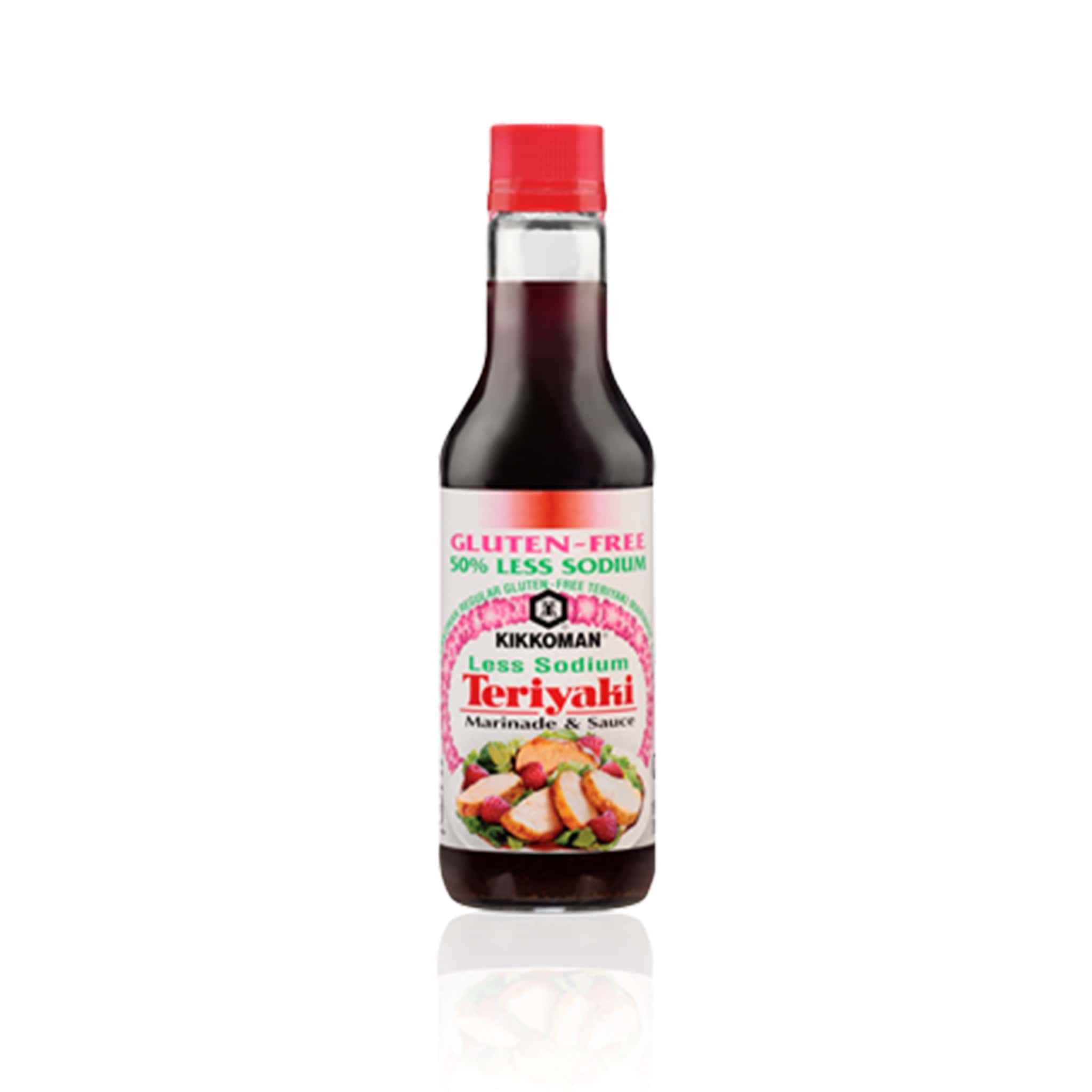 Kikkoman 50% Less Sodium Gluten-Free Teriyaki Marinade & Sauce