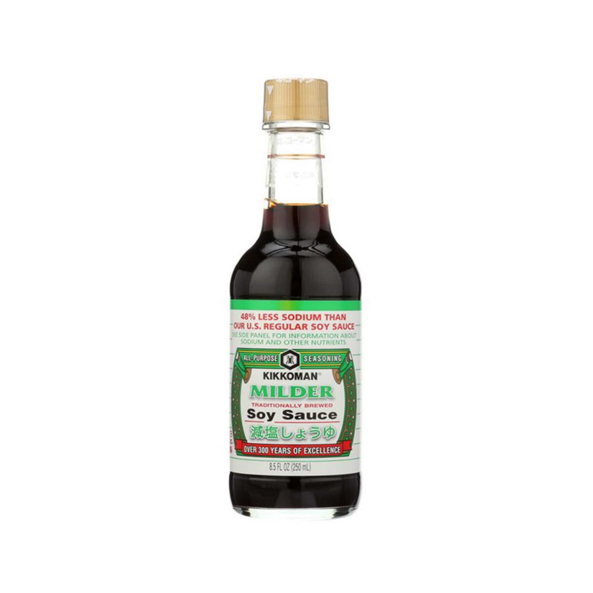 Kikkoman Milder Soy Sauce -48% Less Sodium