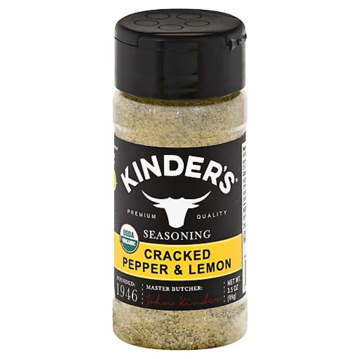 Kinder's - Rub Pepper Lemon Blend Organic, 3.5 Oz - Pack Of 8