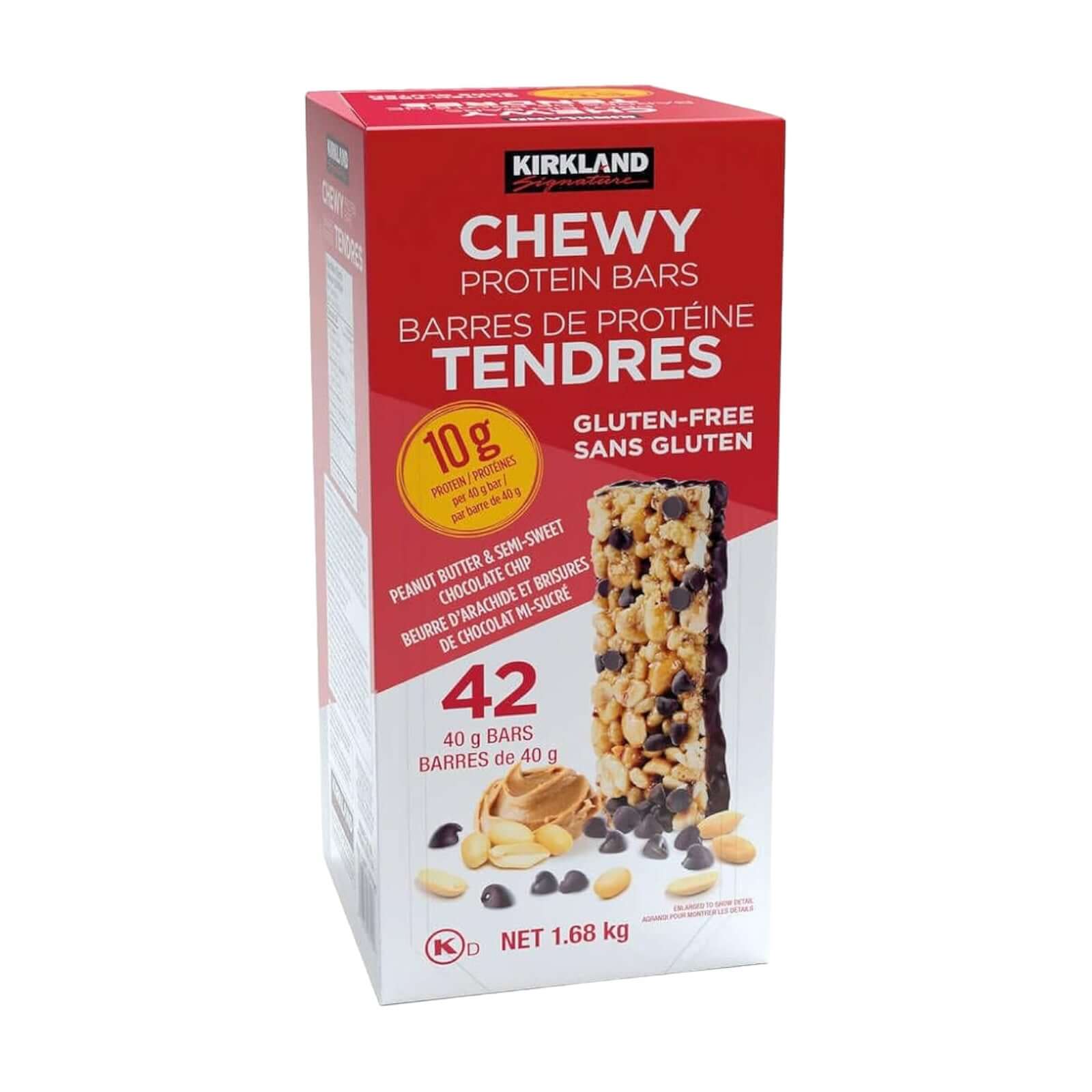 Kirkland Protein Bars Tendres Variety Pack 42x40g