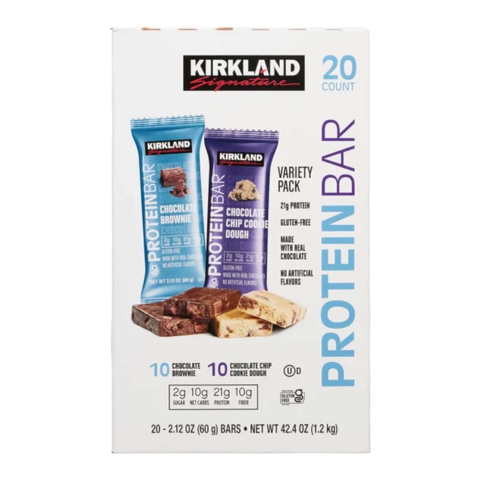 Kirkland Protein Bars Variety Pack - 20ct