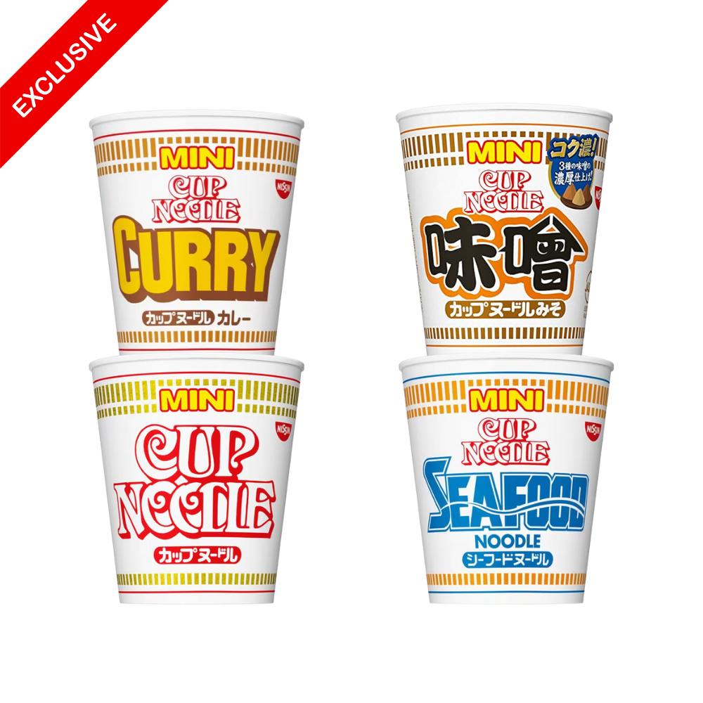 Nissin Cup Noodle Trial Pack (4 Cups)