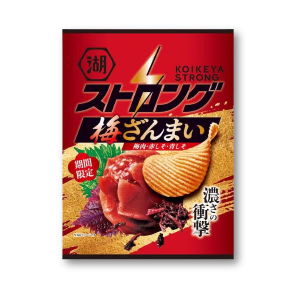 Koikeya STRONG Potato Chips -Ume Zanmai [Limited Edition]