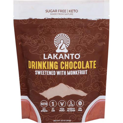 Lakanto, Drinking Chocolate Sweetened with Monk Fruit, 10 oz | Pack of
