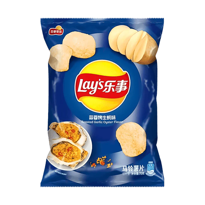 Lays  Roasted Oyster 70g - CHINA (Case of 12)