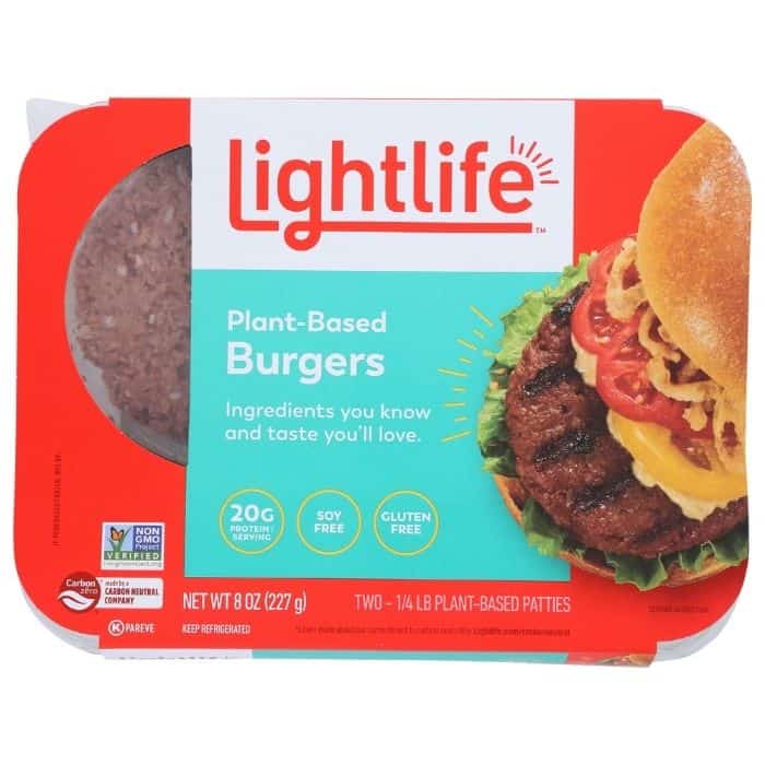 LightLife - Burgers, 8oz | Pack of 8