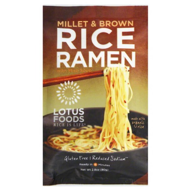 Lotus Foods - Gluten-Free Millet & Brown Rice Ramen with Miso Soup 2.8