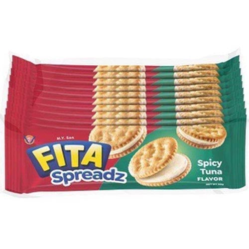 M.Y. San - Fita Spreadz - Cracker Sandwich - Spicy Tuna Flavor - 15 Pack - 375G