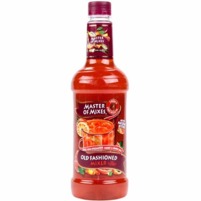 Master of Mixes – Old Fashioned Cocktail Mix, 33.8 oz | Pack of 6