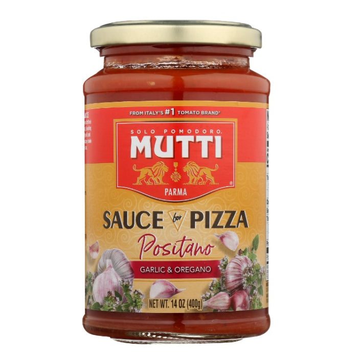 Mutti - Sauce Pizza Garlic Oregano, 14 Oz | Pack of 6