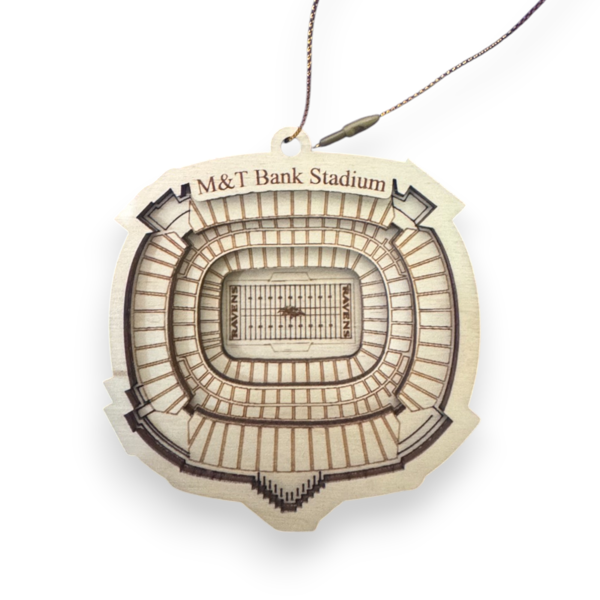 Leroy Christmas Ornaments M&T Bank Stadium 3D