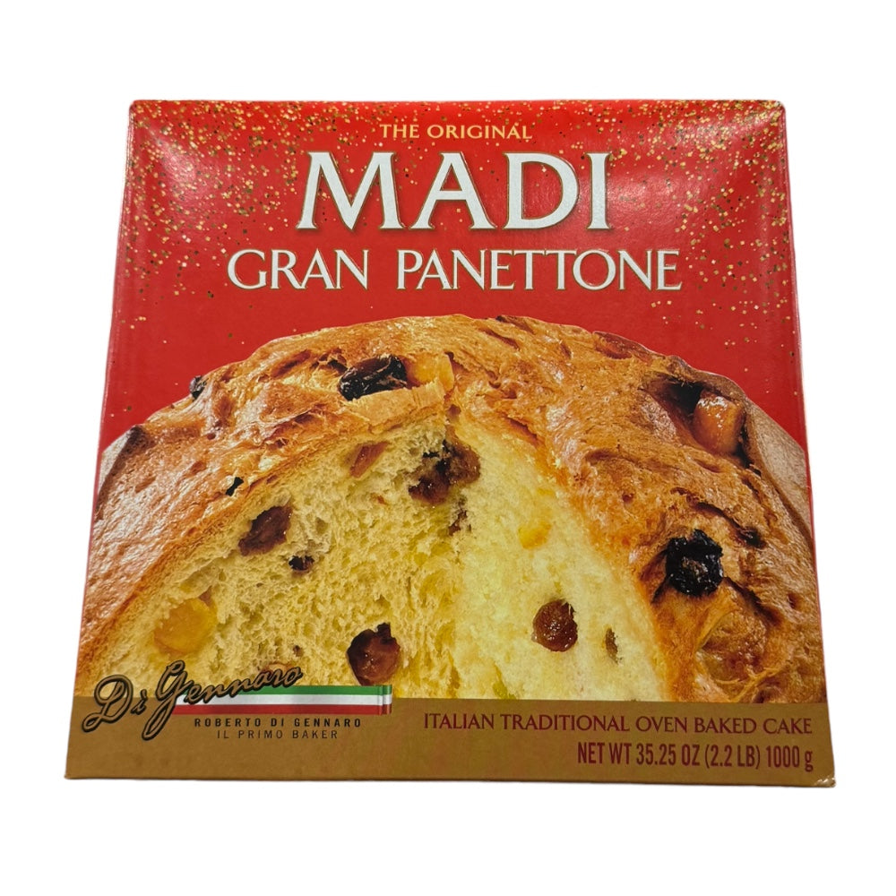 Madi Gran Panettone the Original Italian Traditional Oven Baked Cake