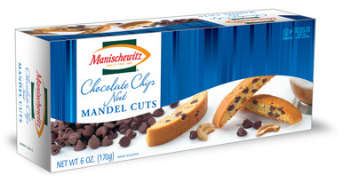 Manischewitz Chocolate Chip Nut Mandel Cuts, 6 oz.