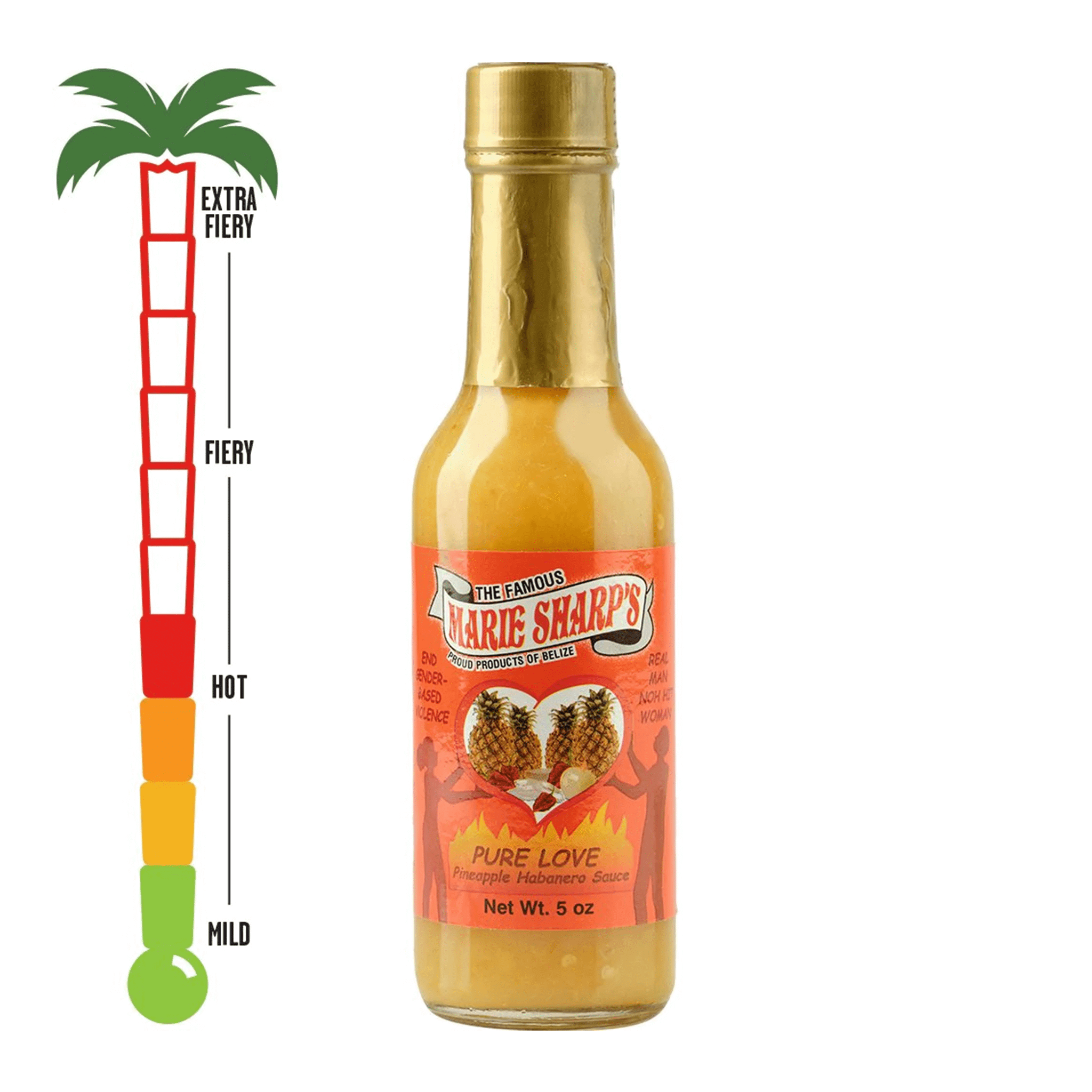 Marie Sharp's Pure Love Pineapple Habanero Sauce