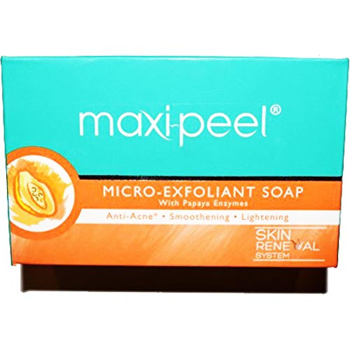 Maxi-Peel - Micro-Exfoliant Soap with Papaya Enzymes - Anti Acne - Smoothening - Skin Renewal System - 125G