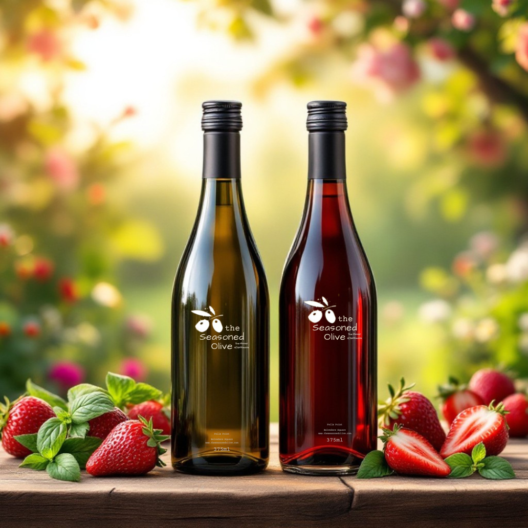 May Perfect Pairing: Basil Infused Olive Oil + Strawberry Balsamic Vin