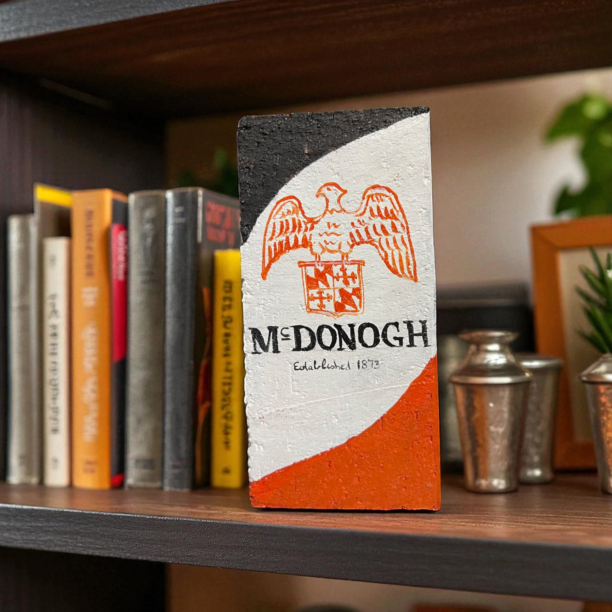 Linda Amtmann Hand Painted Brick- McDonogh