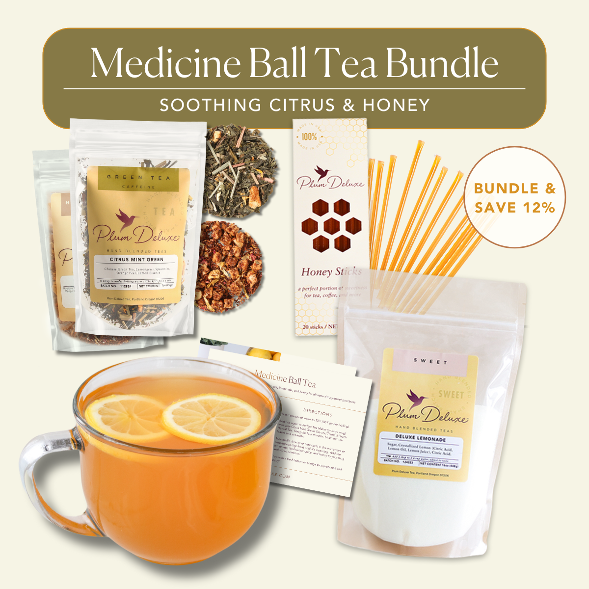 Starbucks Medicine Ball Copycat Recipe Tea Bundle
