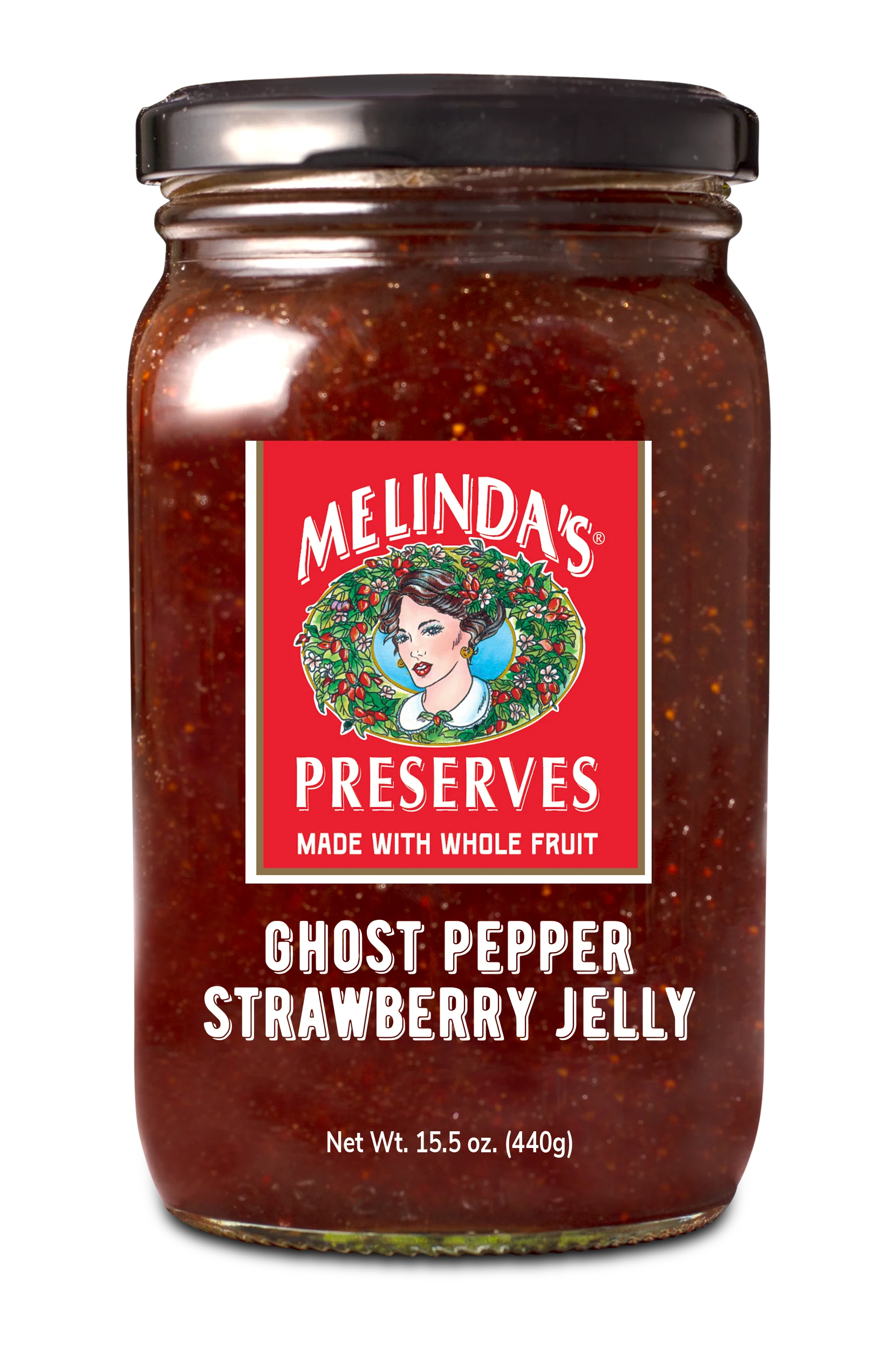 Melindas Preserves Ghost Pepper Strawberry Jelly 15.5oz