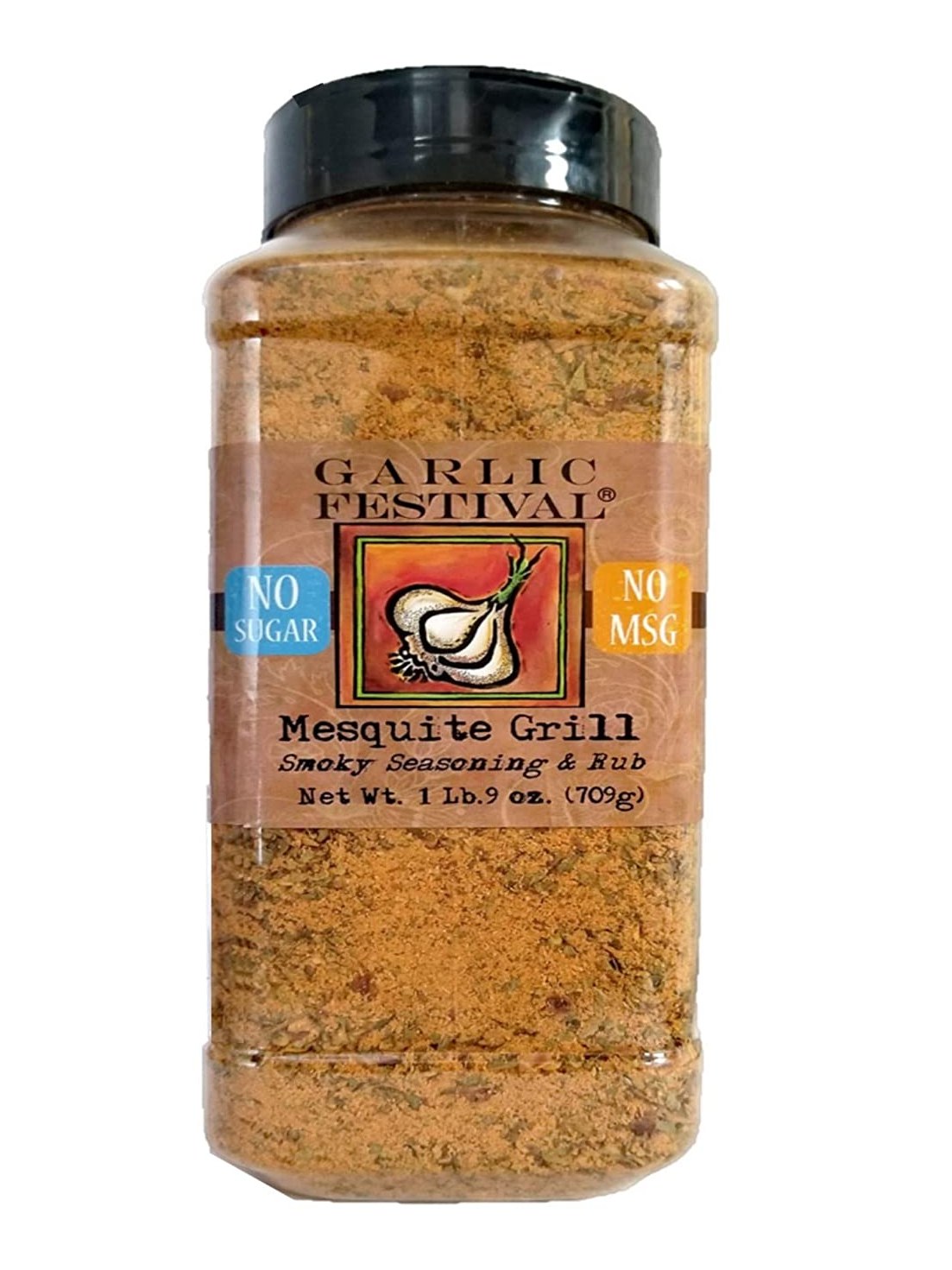 Seasoning Mesquite Grill Garlic Festival Foods 1 lb 9
