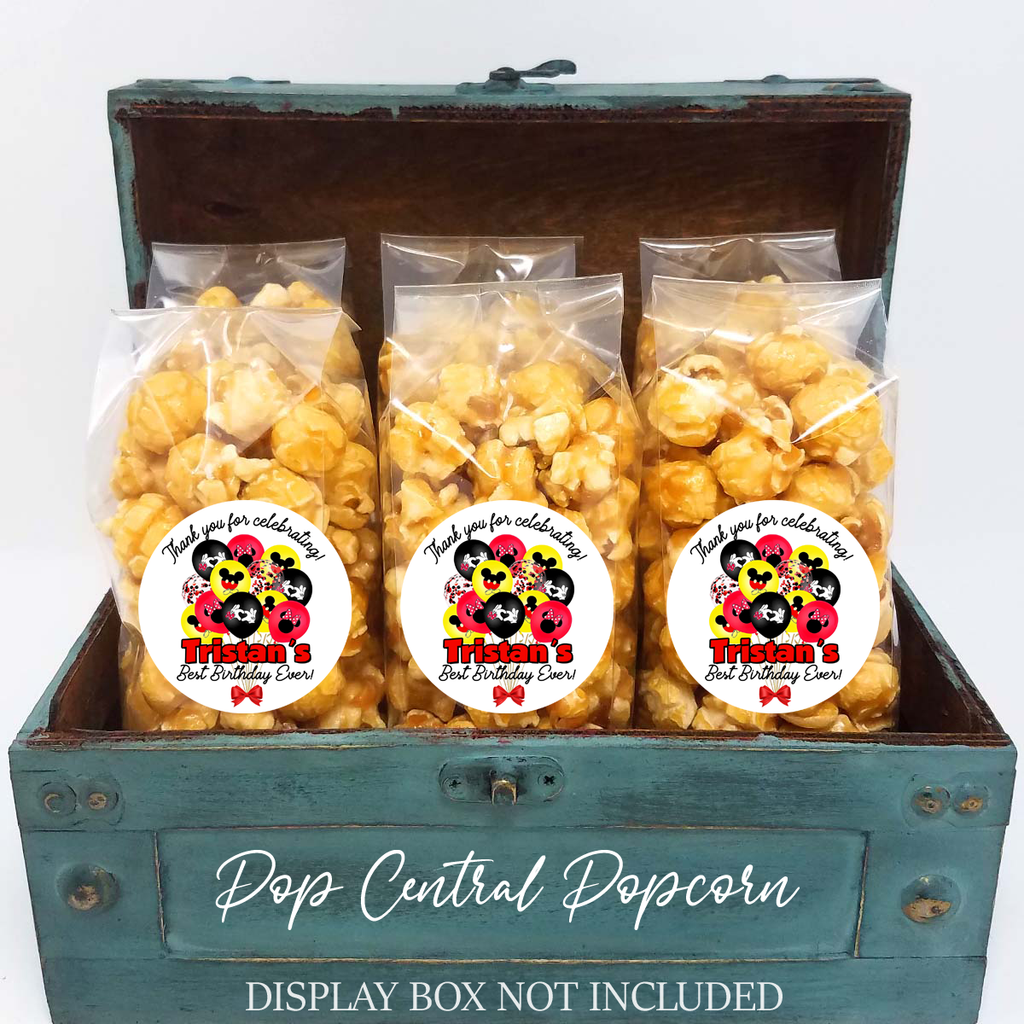 Mickey Balloons - Popcorn Party Favors