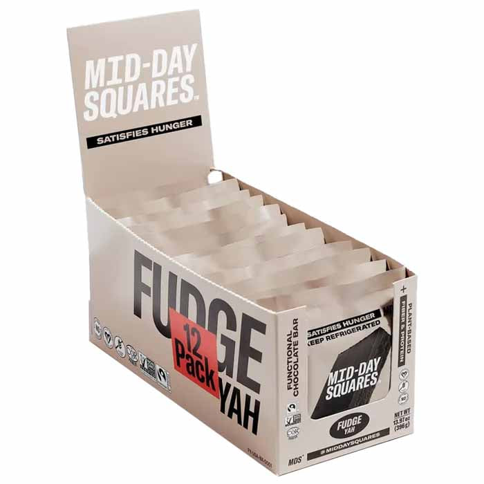 Mid-Day Squares - Bar Brownie Batter, 1.16 Oz (Pack of 12)