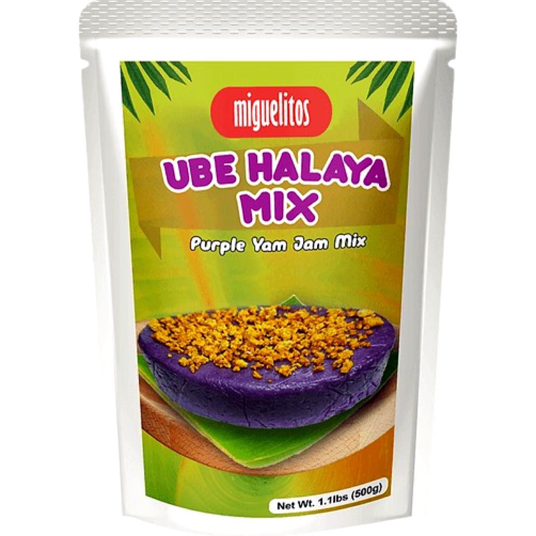 Miguelitos - UBE Halaya Mix - Purple Yam Jam Mix - 500 G
