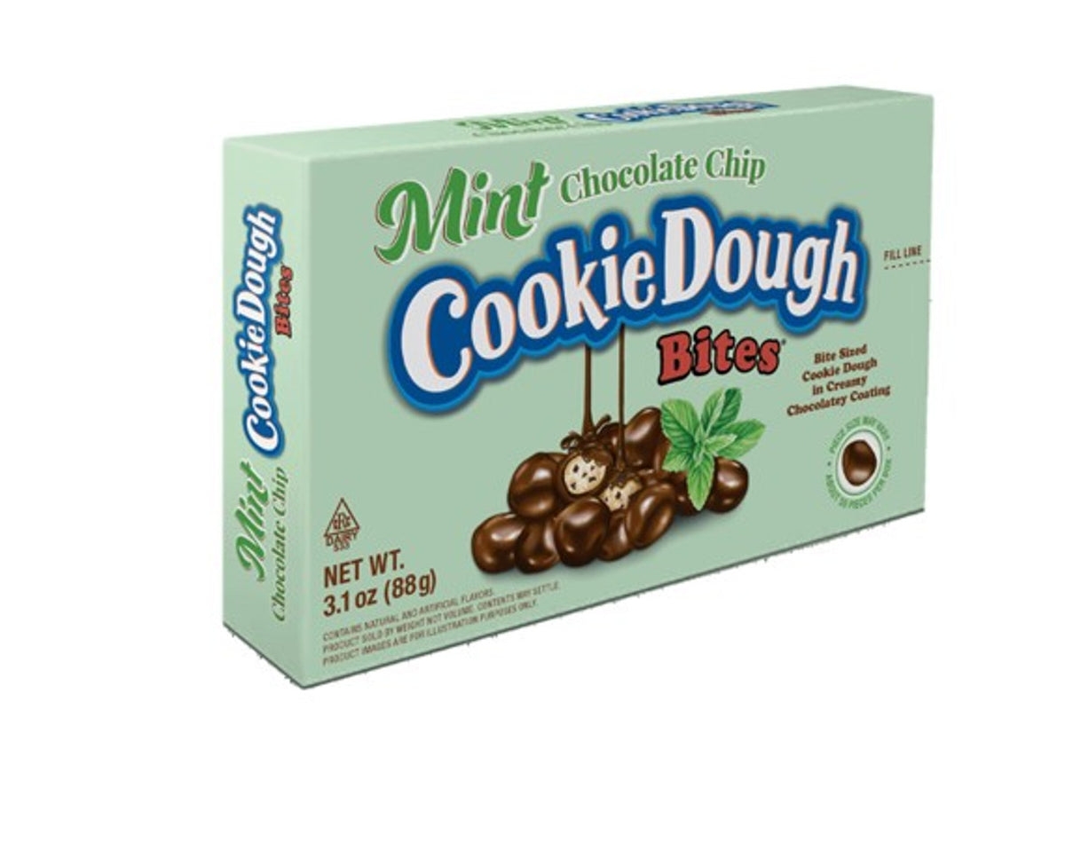 Mint Chocolate Chip Cookie Dough Bites