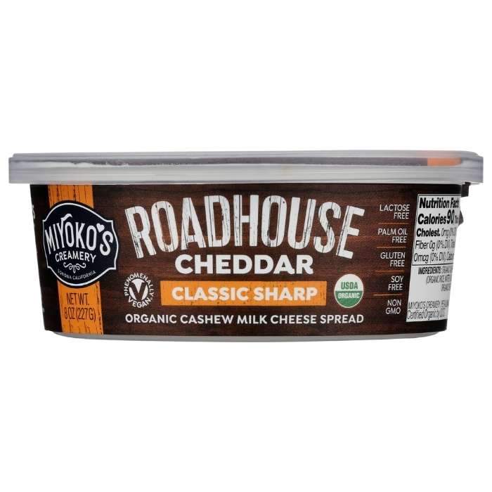 Miyoko's Creamery - Cheers To Cheddah Vegan Roadhouse Cheese Spread, 8