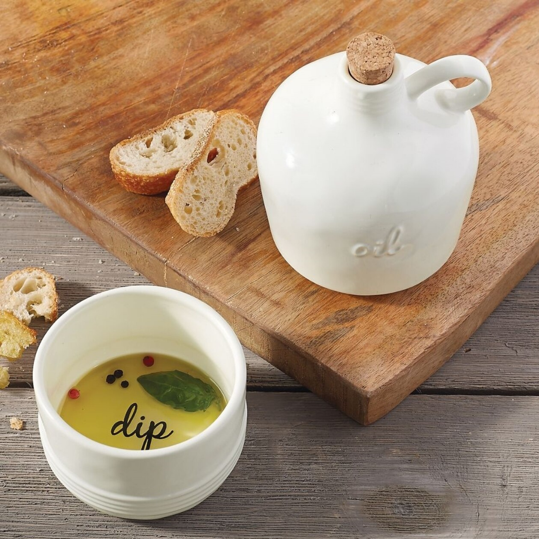 Mud Pie Stacked Oil and Dip Set