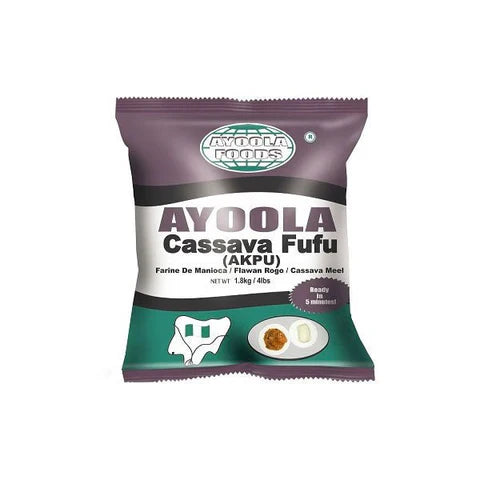 Ayoola Cassava Fufu Akpu – Authentic Nigerian Fermented Meal