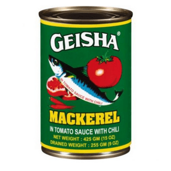 Geisha Mackerel with Chili | Delicious 15oz Canned Fish for Healthy Meals