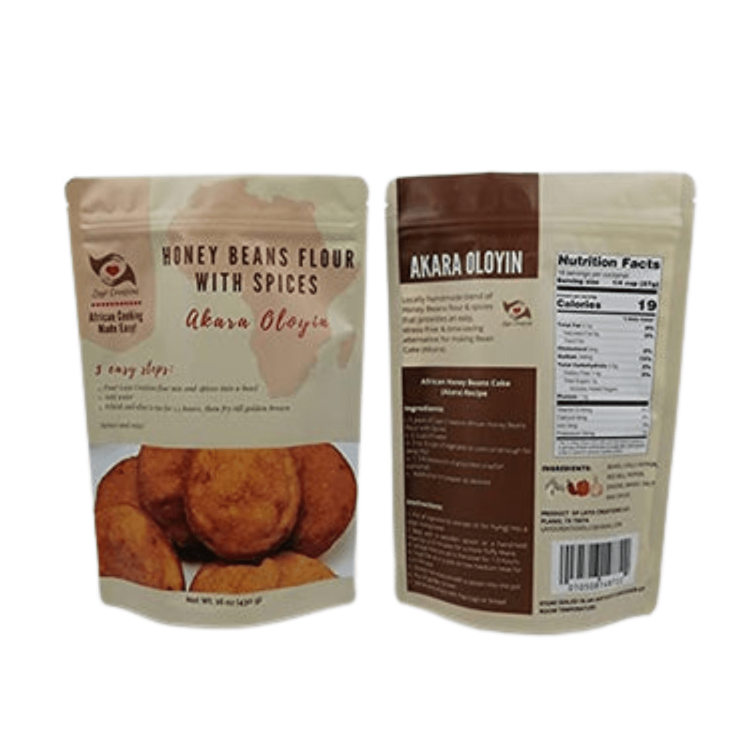 Layo Creations Akara Mix 430g - Traditional Nigerian Bean Snack for Health