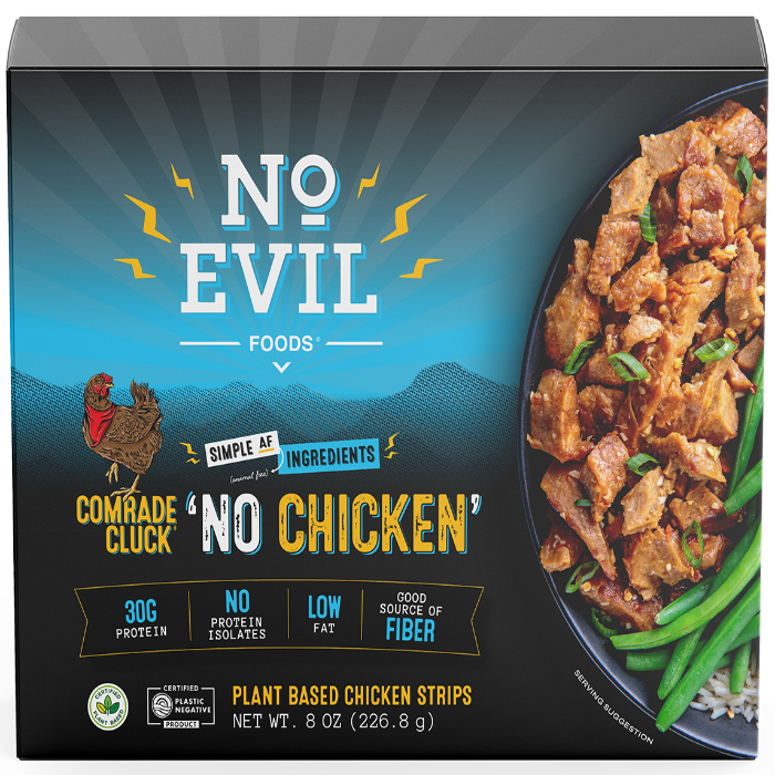 No Evil Foods - Classic Cluck: No Chicken Strips, 8oz