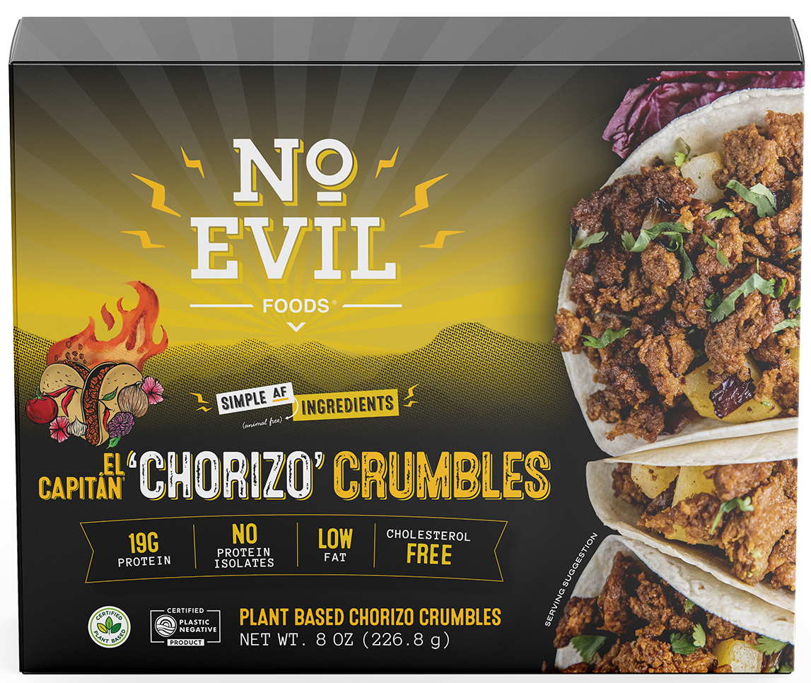No Evil Foods - El Capitan: Chorizo Crumble, 8oz
