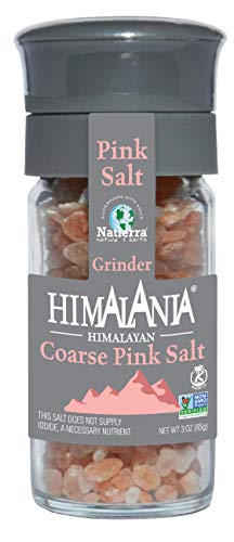Natierra Himalania Pink Salt Grinder - Pure, Mineral-Rich Seasoning