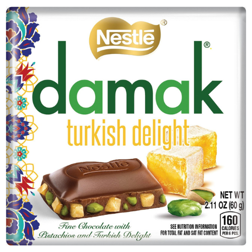 Nestle Damak Lokum Milk Chocolate with Pistachio