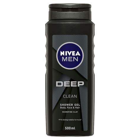 Nivea Deep Men Impact Body Lotion – Intense Freshness & Care