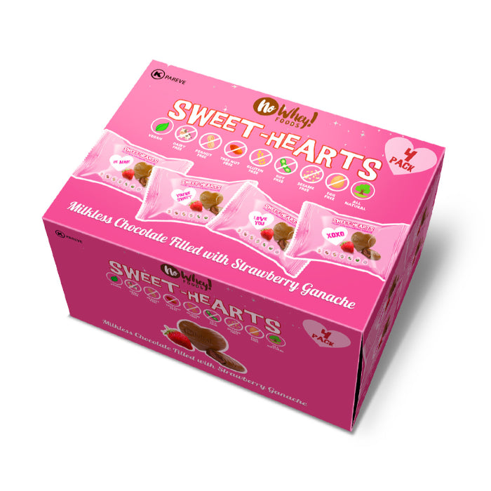 No Whey! Foods - Sweet-Hearts Strawberry Ganache, 4pk