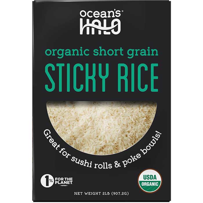 Ocean's Halo - Organic Short Grain Sticky Rice | Buy Now at PlantX