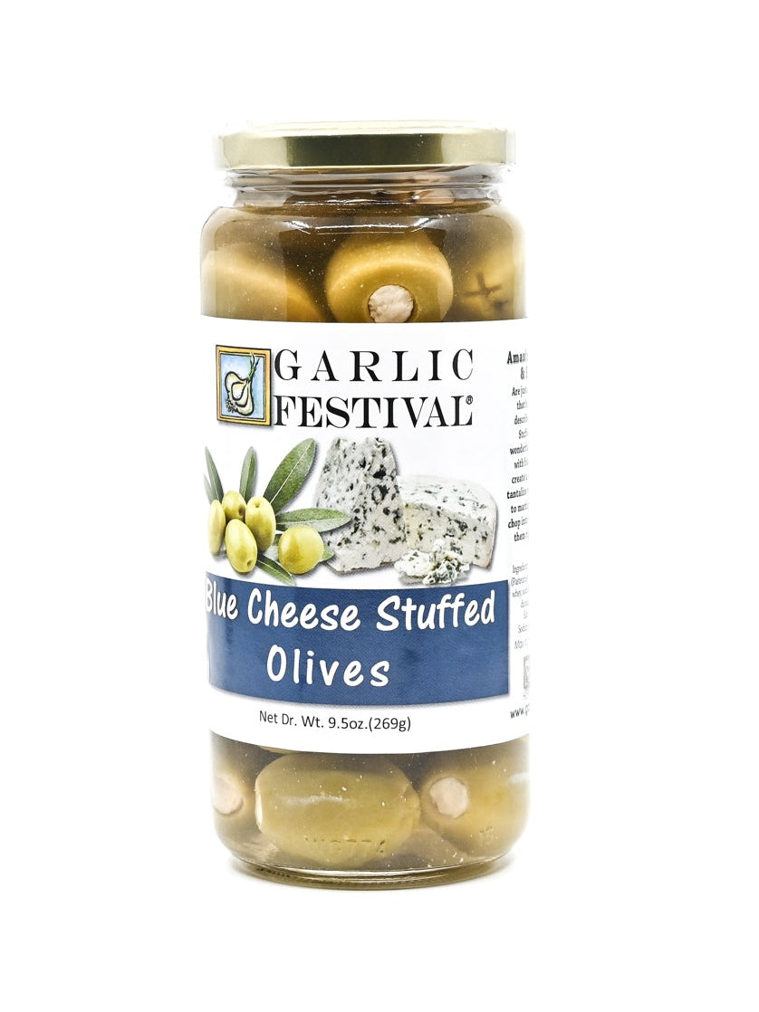 Olives Blue Cheese Stuffed Olives Garlic Festival 9.5
