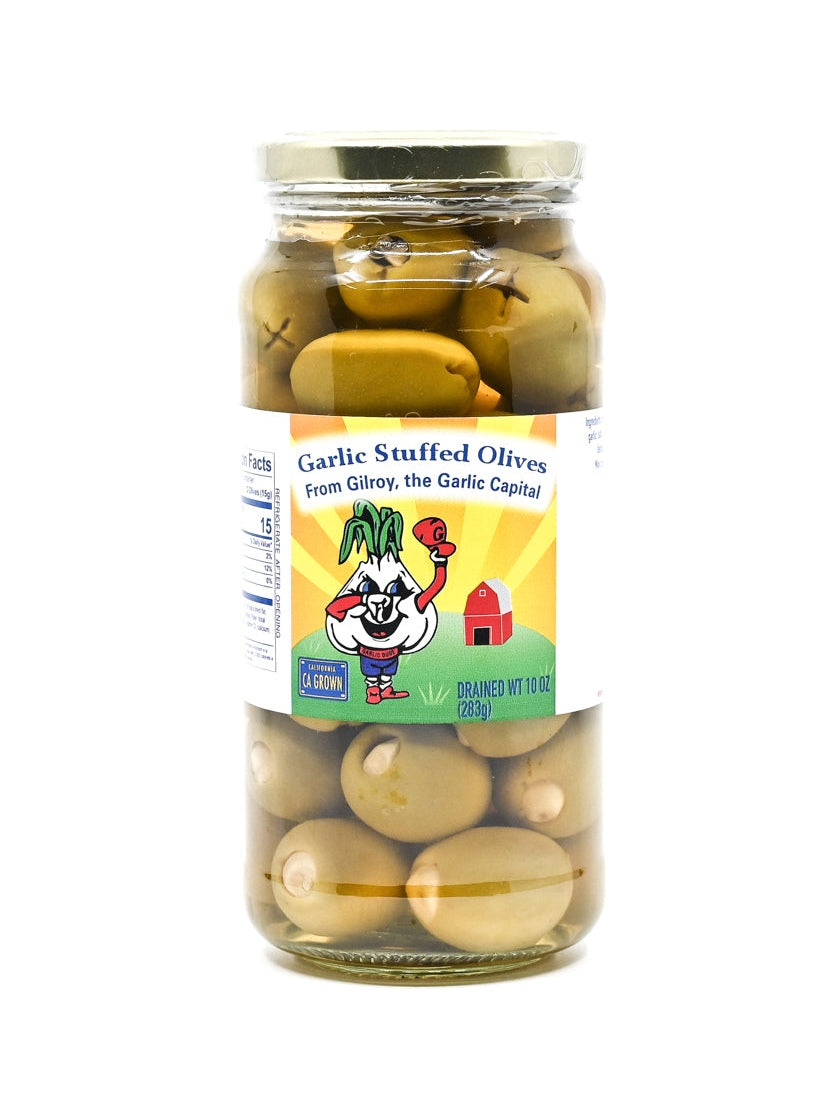 Olives Garlic Stuffed Olives Garlic Dude The Garlic Shoppe 10 oz drain