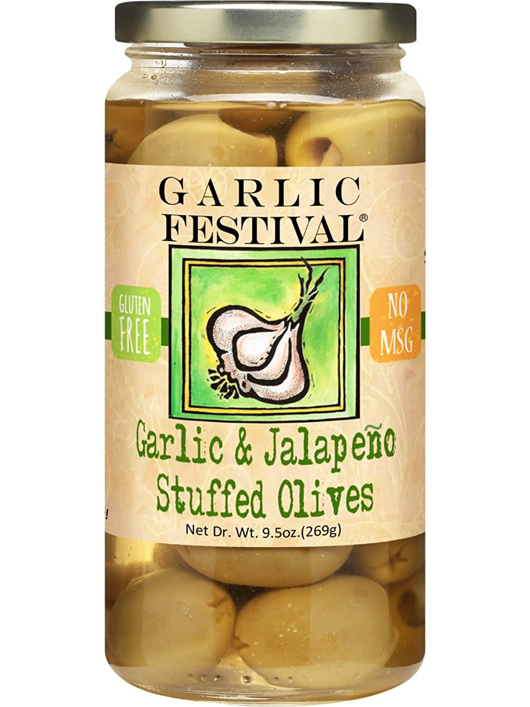 Olives Garlic & Jalapeno Garlic Festival 9.5