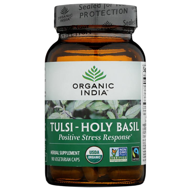 Organic India - Tulsi Holy Basil Healthy Stress Response Caplets, 90 c