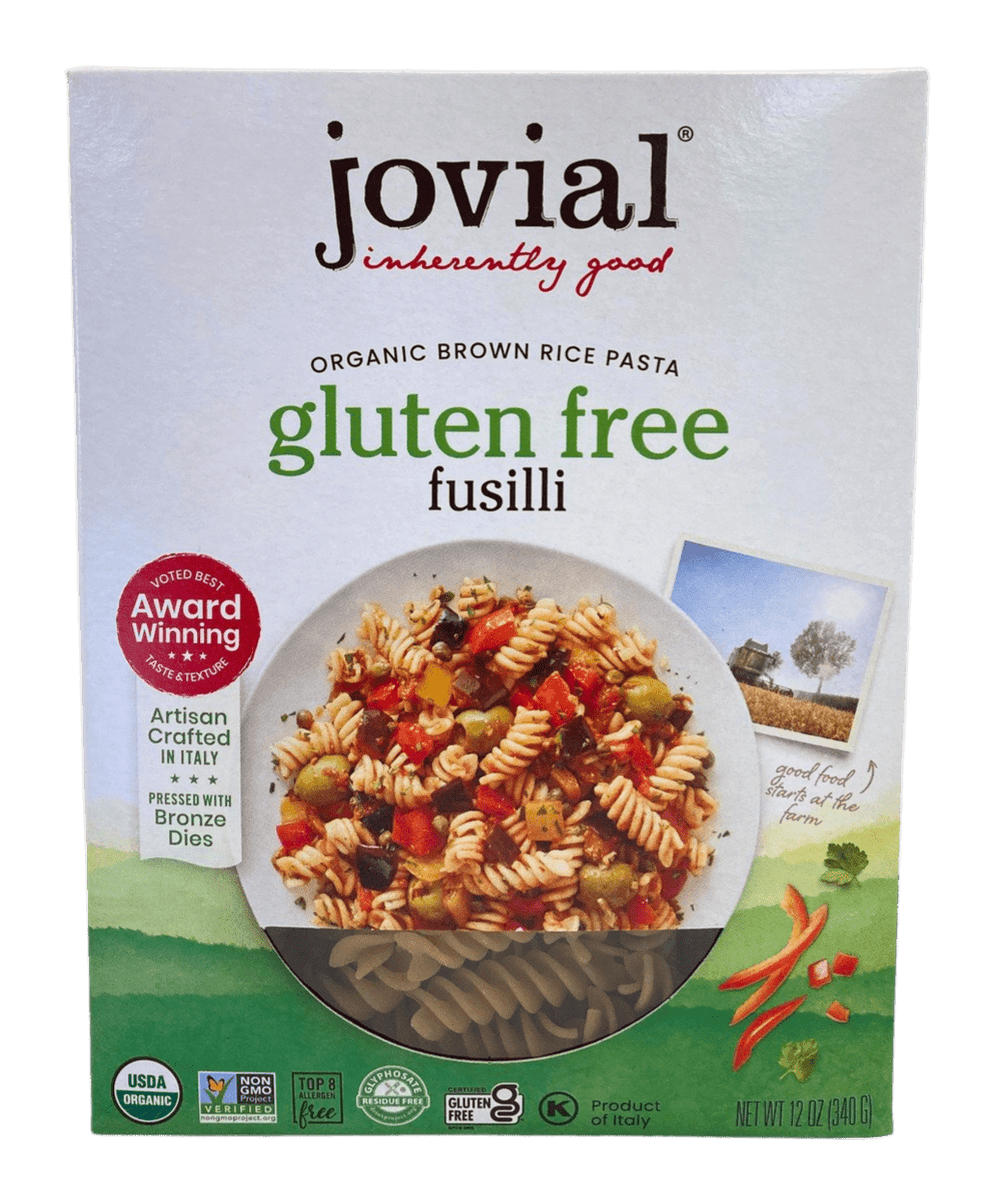 Fusilli, Brown Rice, Organic, Jovial, Gluten-Free