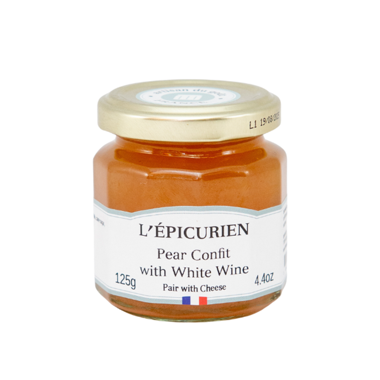 L'epicurien Confit of Pear & White Wine 4.4 oz.
